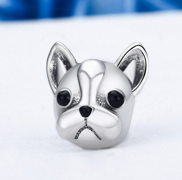 Biżuteria SayU Charms zawieszka Pies Bulldog francuski