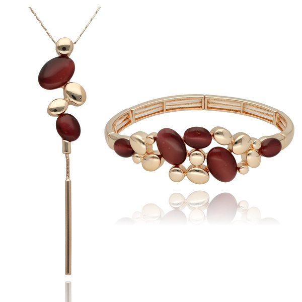 Biżuteria Yvon Bransoleta i Naszyjnik