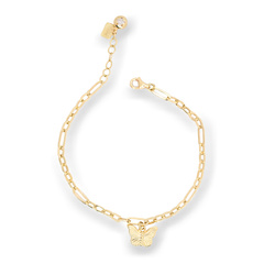 Bransoleta złota 585 Motyl