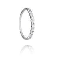 Pierścionek srebrny 925 z cyrkoniami