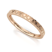 Obrączka ślubna model stj520 różowe złoto 0,585