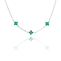 Naszyjnik srebrny 925 z cyrkoniami