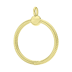 Biżuteria SayU Charms ring zawieszka srebro złocone