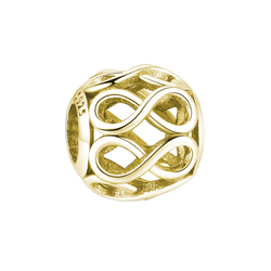 Biżuteria SayU Charms zawieszka Nieskończoność Infinity srebro złocone
