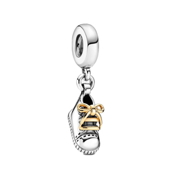 Biżuteria SayU Charms zawieszka srebrna złocona bucik