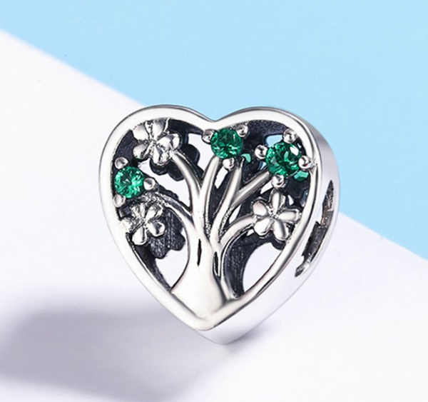Biżuteria SayU Charms zawieszka Drzewo serce