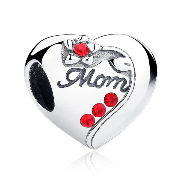Biżuteria SayU Charms zawieszka Serce Mama