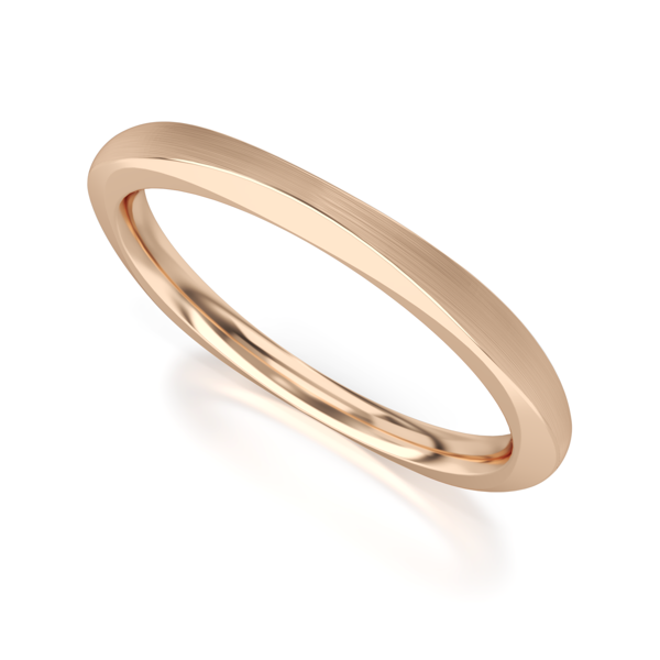 Obrączka ślubna model stj516 różowe złoto 0,585