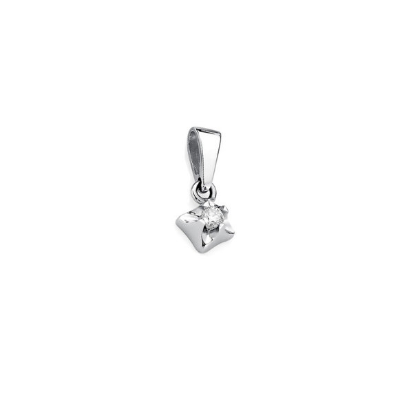 Zawieszka złota próby 0,585 z brylantami tz-155 0,09ct