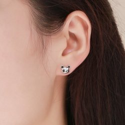 Biżuteria SayU Charms kolczyki Miś Panda