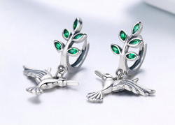 Biżuteria SayU Charms kolczyki Ptak