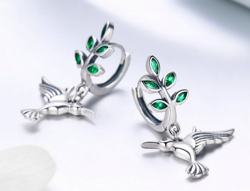 Biżuteria SayU Charms kolczyki Ptak